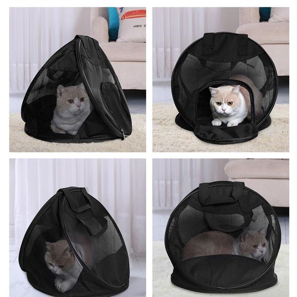 

foldable dog carrier portable mesh pet puppy travel bag outdoor backpack small dog cat chihuahua carrier handbag pet qylmpg