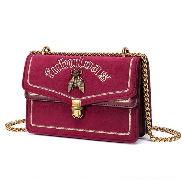 

i1wof сингапурского малога женщины dionysian limited бархат limited мешок 2019 новый сингапур одно плеча досуг цепь мессенджер бархат пчела