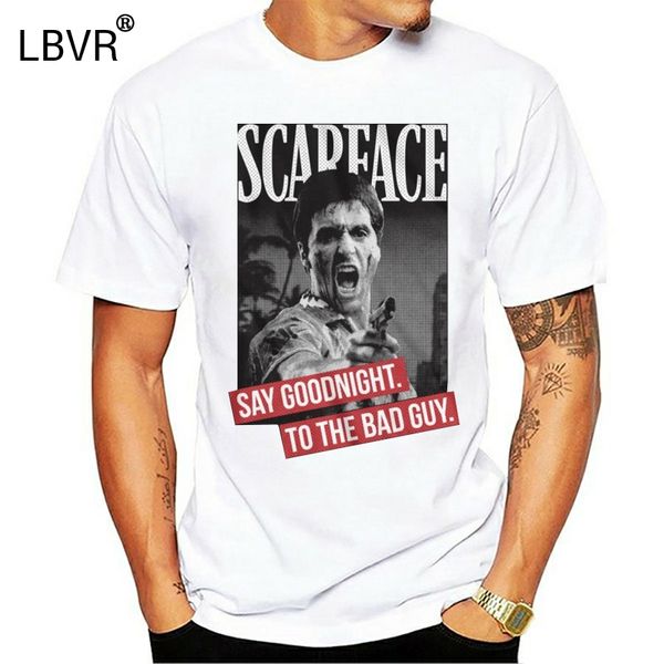 

2019 funny t shirt men novelty tshirt scarface t-shirt - say goodnight sport hooded sweatshirt hoodie