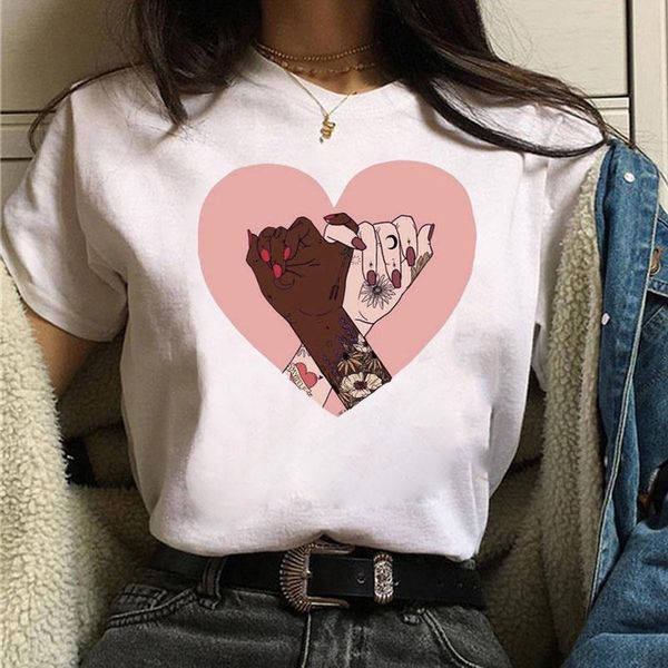 

together t-shirt summer fashion women t shirt casual short sleeve tee white t-shirt female hrajuku graphic tees shirt femme
