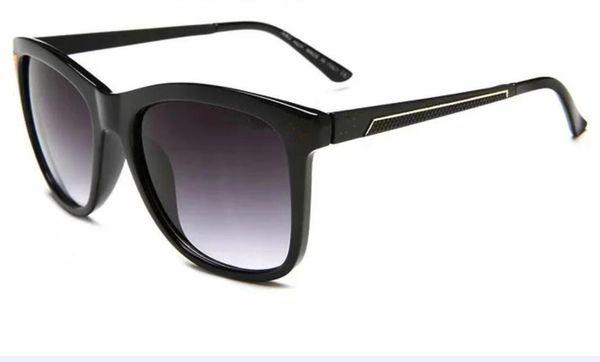 

2022 fashion glasses sunglasses designer men's women's brown glasses black dark 55mm lenses 7633, White;black