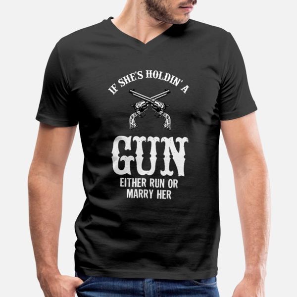 

weapon gun guns woman run or marry gift idea designers graphic t shirt fun black white tracksuit hoodie sweatshirt