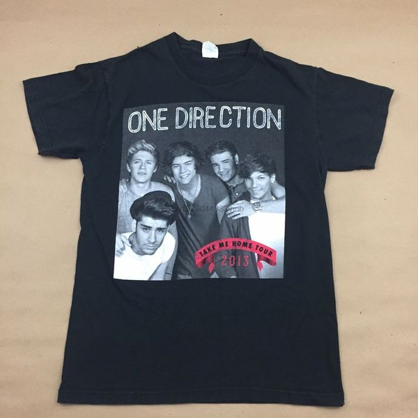 

one direction take me home tour t-shirt 2013 s small short sleeve sport hooded sweatshirt hoodie