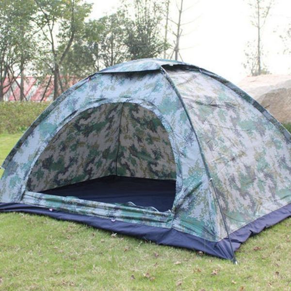 

tents and shelters camouflage camping tent - rain proof outdoor ultraviolet protection ventilation window mesh easy setup for hiking travel1