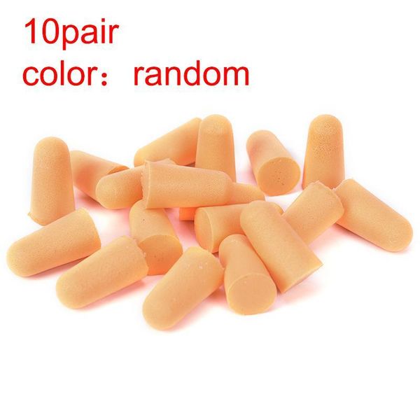 

20pcs/10pairs noise reduction sile soft ear plugs swimming foam earplugs protective for sleep comfort sqcagc