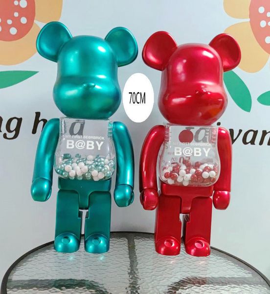 

1000% 70cm bearbrick evade glue red and green bear figures toy for collectors be@rbrick art work model decorations kids gift