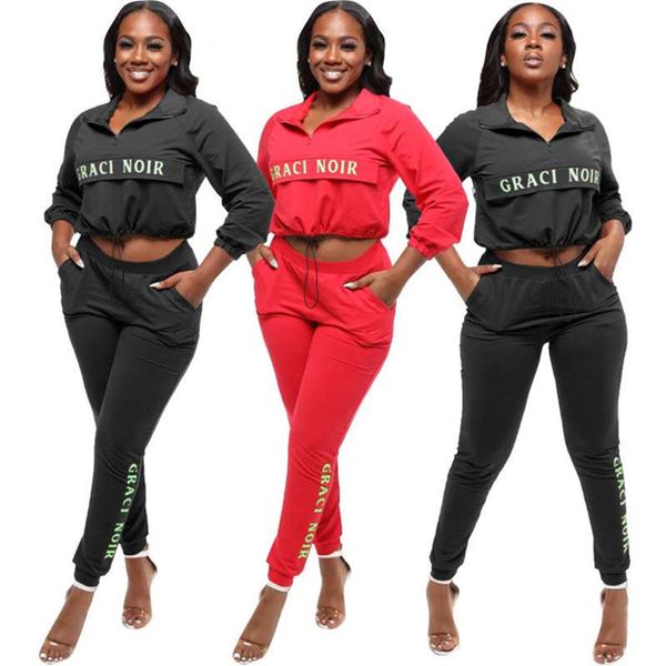 

women designer plain 2 piece sets hoodies leggings sports suit long sleeve tracksuit s2xl fall winter casual clothing pullover pants 4100, Black