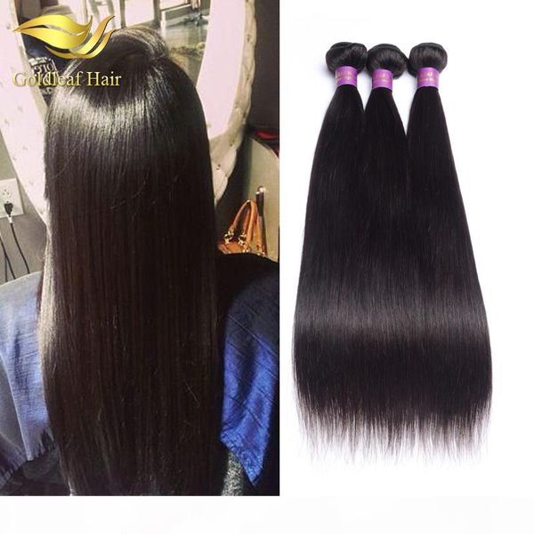 

wholesle price unprocessed brazialian straight haiir 1pc hair weft malaysian hair peruvian indian silk straight human hair extensions, Black