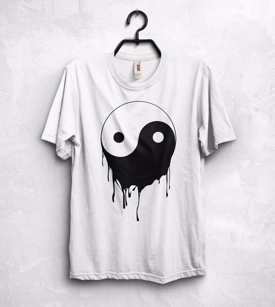 

new yin and yang chinese philosophy cool awesome melting logo party gift summer sport hooded sweatshirt hoodie men t shirt
