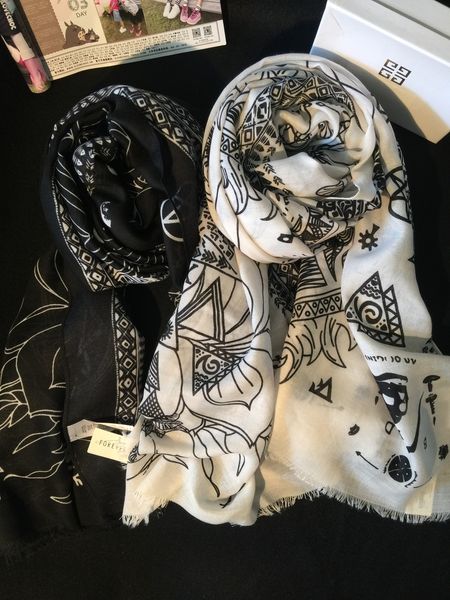 

scarf and shawl korean women's winter, Blue;gray