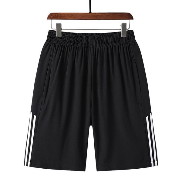 

shorts men's summer leisure sports pants black thin straight trend capris loose and versatile, White;black