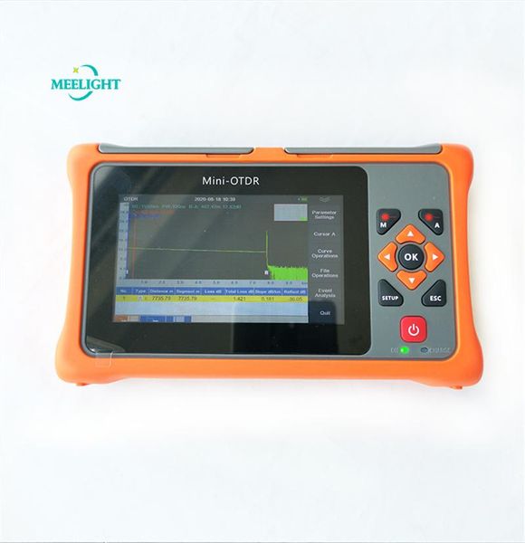 

9 in 1 multifunctional, dual wavelength mini otdr vfl opm red light source optical time domain reflectometer fttx