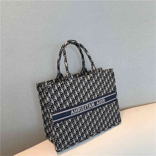 

factory store shop korean new embroidery tote bag portable bag large capacity women's bag leisure trend