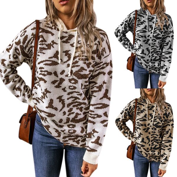 

european and american style drawstring hooded sweater, White;black