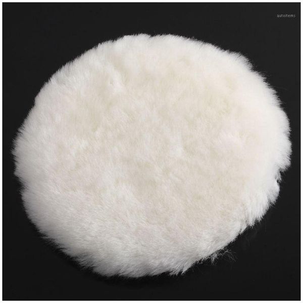 

ayhf-car van valeting polisher buffer lamb wool polishing pad 6 inch1