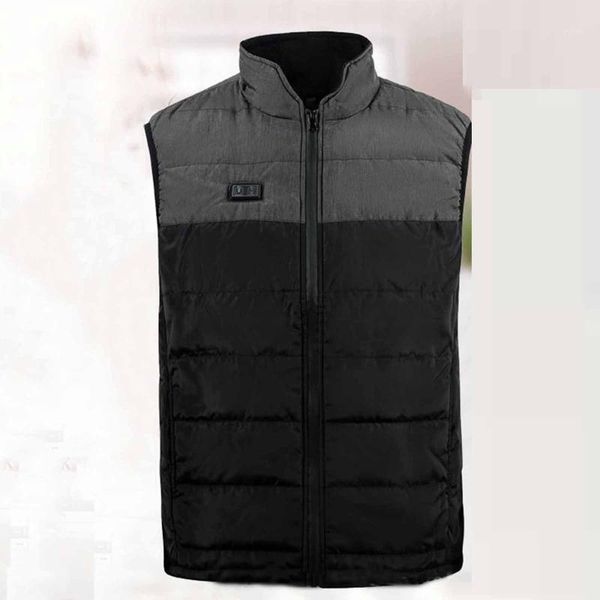 Magliette da esterno Ricaricabili Gilet invernale caldo Abbigliamento riscaldato per equitazione Sci Pesca Ricarica tramite cappotto # 301