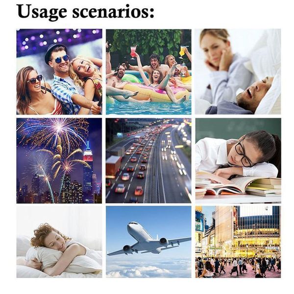 

1 pair protection-earplugs concerts musician ear plugs noise-cancelling hearing motorcycles reusable sile earplug jlldro