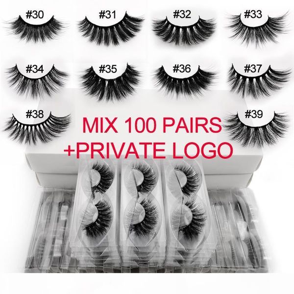

оптовая норковые ресницы 20304050100 пар private logo поддельные ресницы natural long lash extension макияж cilios в bulk wmtbgb xhqhlady