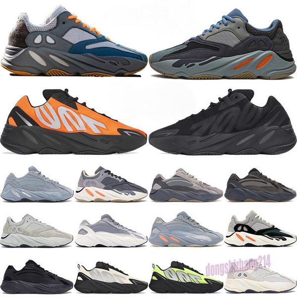 

700 v2 wave runner reflective athletic shoes kanye carbon inertia tephra men women sneakers solid gey analog teal shoes trainer eur 36-45 d2