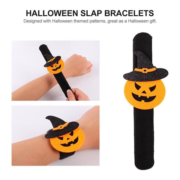 

6шт хэллоуин slap браслеты браслеты пощечина bands игрушка партия (ассорти цветы) 6шт хэллоуин дешевого случая по низким ценам bbygvq wrhome