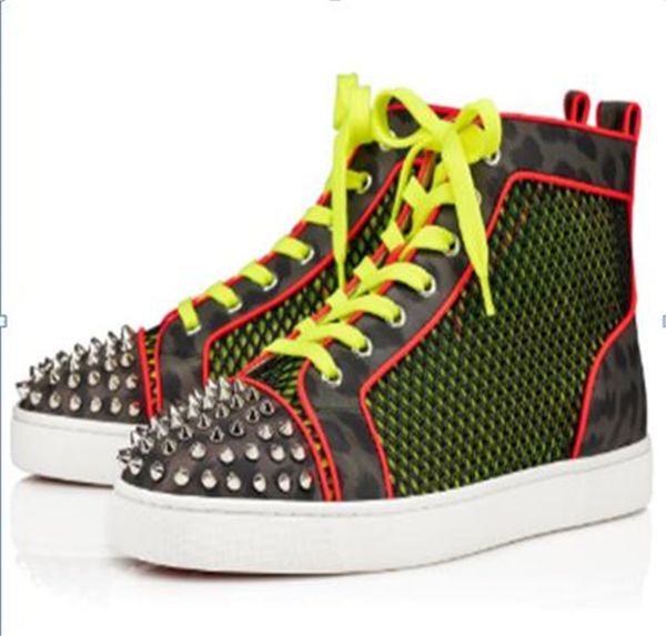 

bottoms red designer sneakers shoes dress spikes shoes women casual man high man women luxury party new flats qejkr, Black