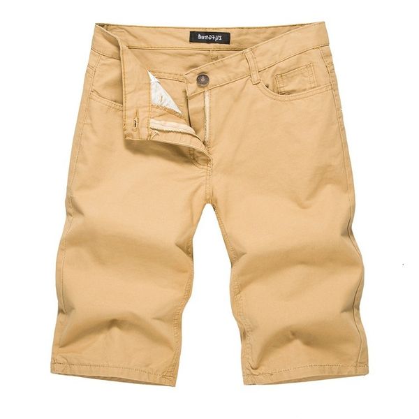 

spring and summer new leisure fashion men's solid versatile wash casual shorts multi color, White;black