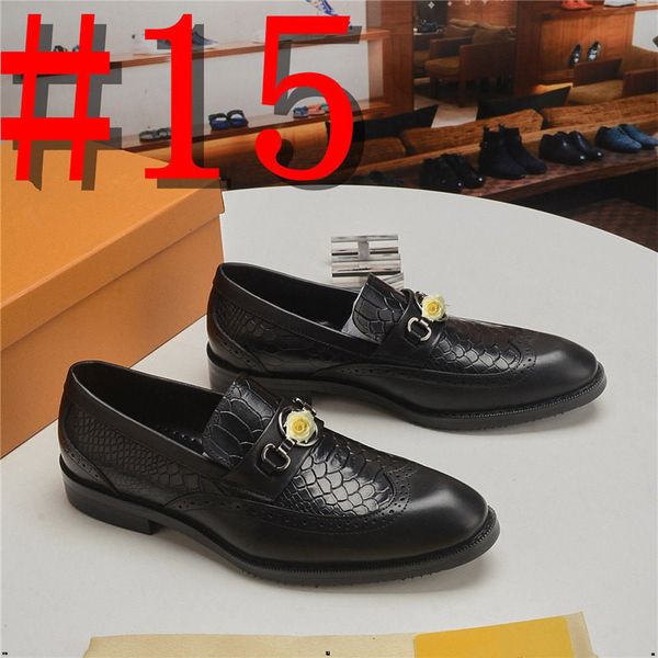 

formal shoes genuine leather business shoes dress office luxury lace up breathable oxfords wedding shoes men, Black
