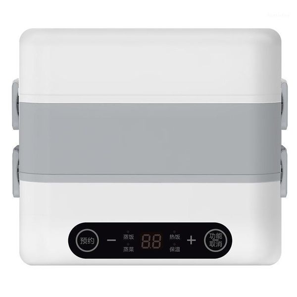 

rice cookers mini electric lunch meals heating box automatic portable fast cooker warmer for travel steamer cooker1