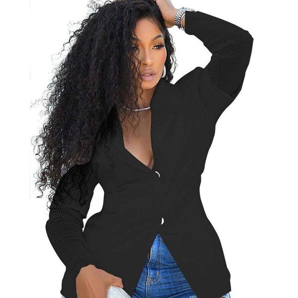 

new arrival autumn solid color mesh women blouse, White