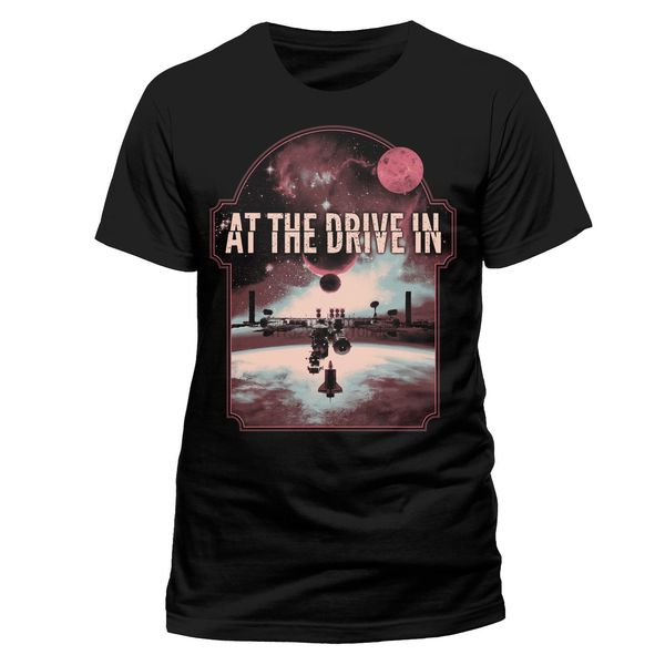 

at the drive in eclipse new official fashion casual print design short sleeve sport hooded sweatshirt hoodie t shirt