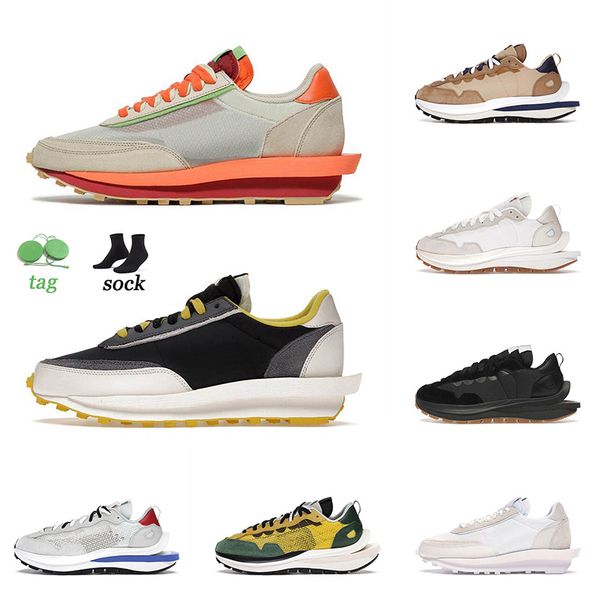 

2022 arrival sports vaporwaffle ldv waffle casual shoes for mens women clot net orange fragment nylon white varsity blue tennis sneakers tra, Black