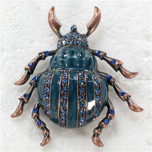 

12pcs/lot wholesale fashion brooch rhinestone enamel beetles pin brooches jewelry gift c101643 201009, Gray