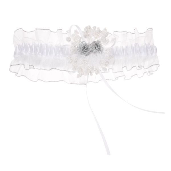 

throw white garter with ribbon - party supplies wedding, Black;white