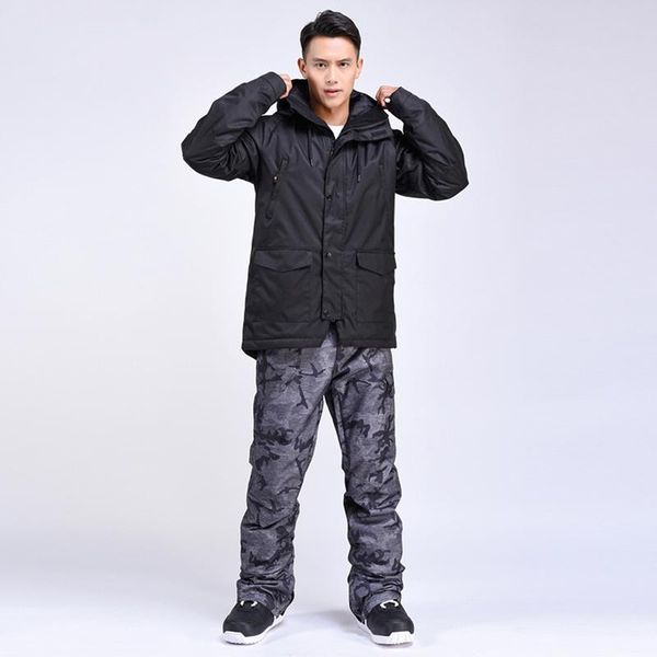 

winter ski suit men windproof waterproof jacket and pants set skiing snowboard suits men's clothes sports warm