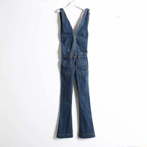 

2021 new spring summer european and american fashion retro thin high deep waist straps with zipper horn jeans l8wu, Black;white