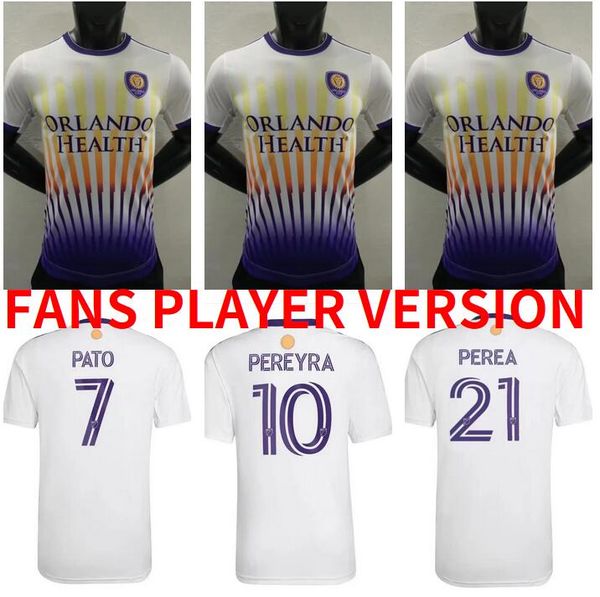 

fans player version 2022 2023 orlando home city soccer jerseys 22 23 nani pato dwyer akindele mueller moutinho ruan kljestan johnson footbal, Black;yellow
