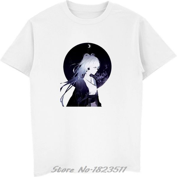 

japanese anime girl printed men summer white new fashion fancy cosplay homme hoodie designers t shirts sweatshirt