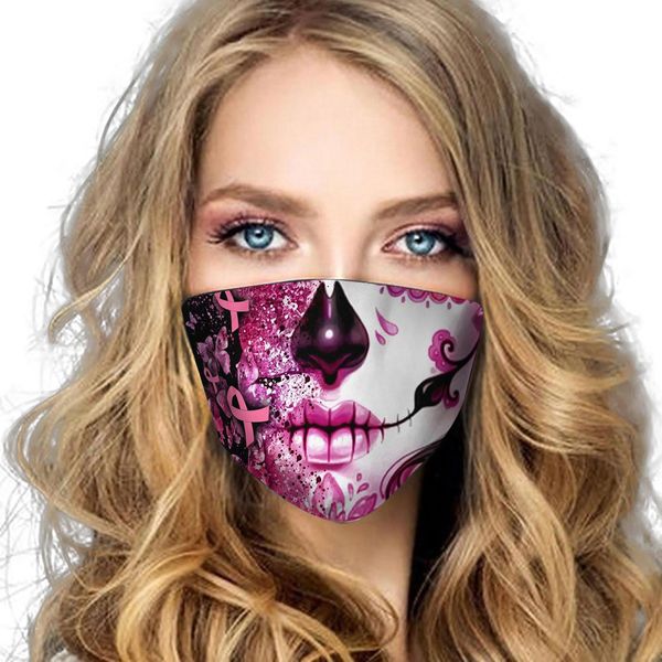 

masque fast delivery mscara 1pc world cancer day printed dust-proof and breathable cotton mask cycling mask bandage yxlgmt dh_niceshop