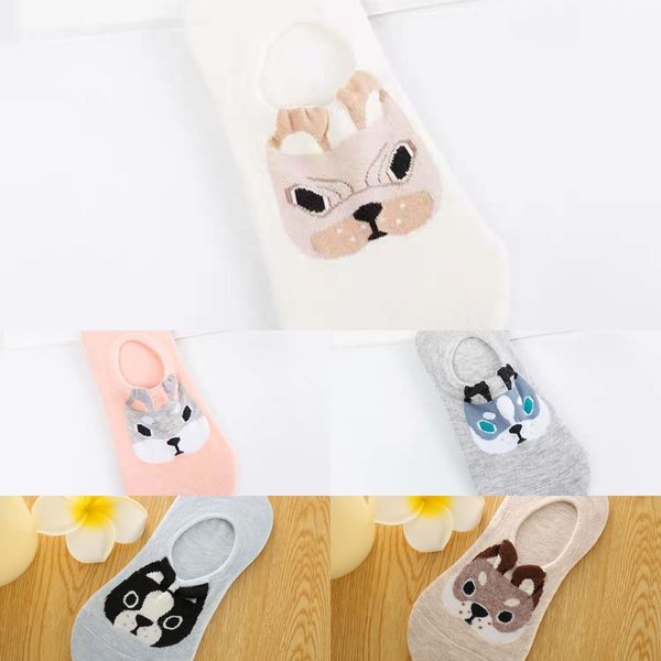 

bb1ep spring and shallow mouth invisible women's short ins thin cute silicone non-slip summer fashionable silicone cotton boat socks co, Black