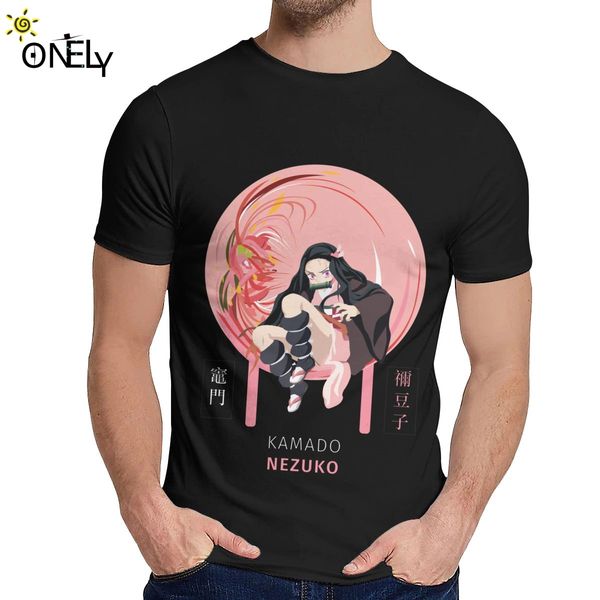 

nezuko demon slayer kimetsu no yaiba anime ga pure 's o neck cartoon design sport hooded sweatshirt hoodie men t shirt