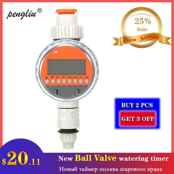

garden automatic ball valve watering timer lcd display electronic plastic programmable water timer for garden irrigation system
