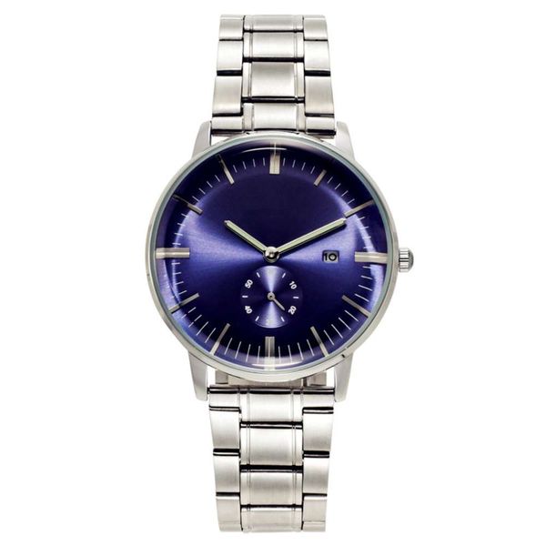 

2020 new men's sport quartz watch business fashion luminous designer luxury ing, Silver