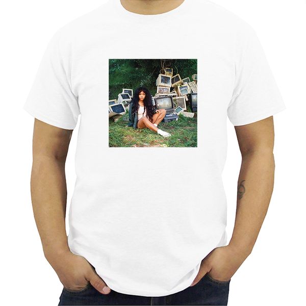 

sza ctrl print men's summer short sleeve hip hop tees harajuku streetwear white tshirt s 5xl sport hooded sweatshirt hoodie men t shir