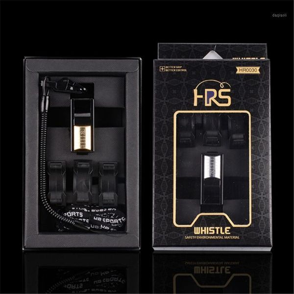 

1pc referee whistle gold / silver big sound whistle seedless plastic professional soccer basketball1