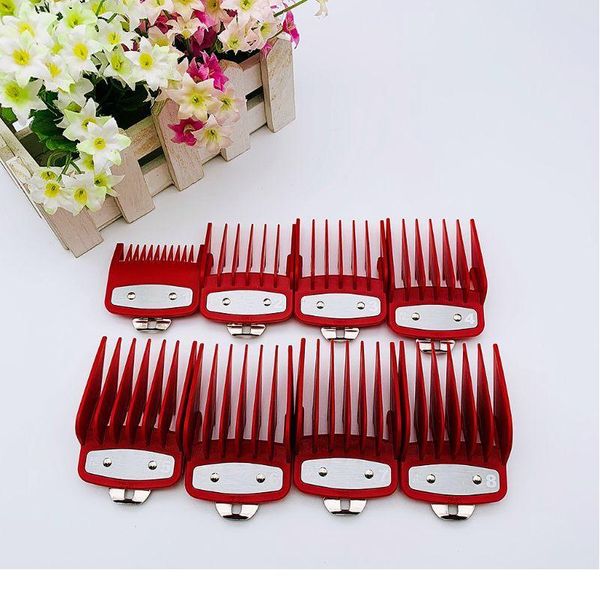 

8pcs professional cutting guide comb 3/6/10/13/16/19/22/25mm set q0kd 8pcs prof jllryb, Silver