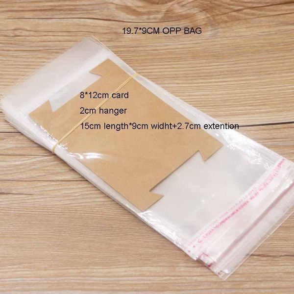

100pcs set selling useful new arrived packaging clear plastic bags seal jewelry gift package self adhesive opp bag clean bag wmtaoy