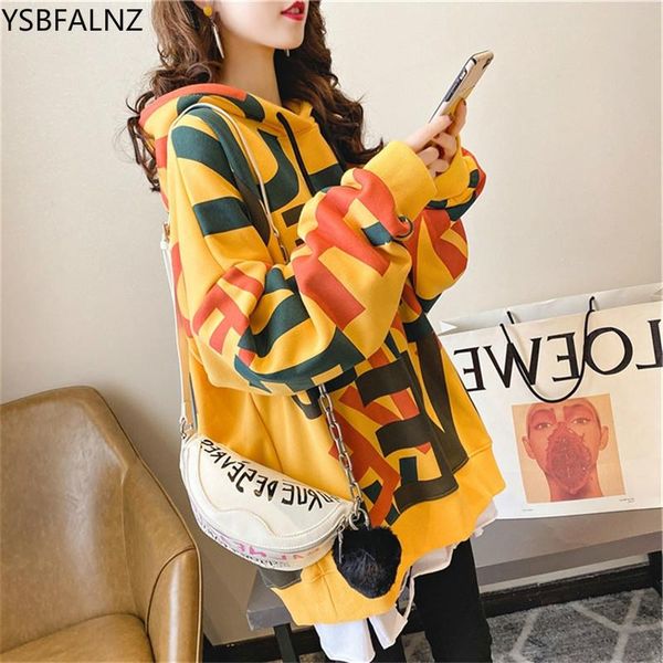 

loose sudadera suit women hoodies oversized sweatshirt kpop bf woman tracksuit harajuku hoodie streetwear mujer hood edjre, Black