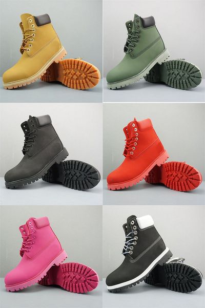 

designer boots ankle platform boots mens womens leather shoes winter boot cowboy yellow red blue black pink hiking work motorcycle sneakers
