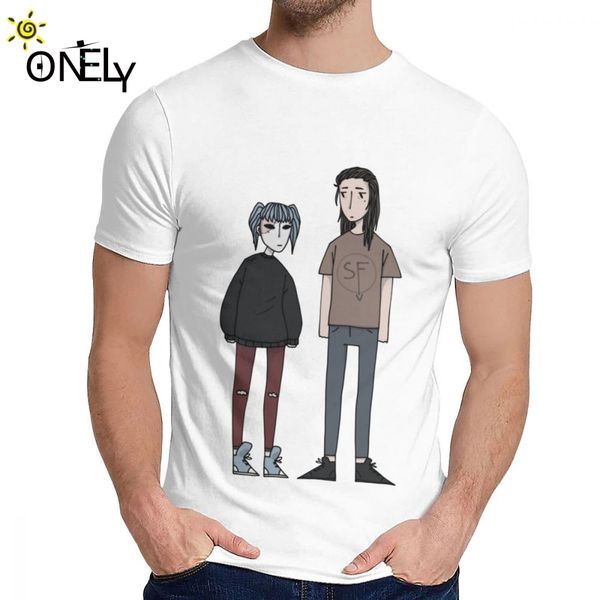 

summer man tee shirt sally face larry natural popular classic round neck harajuku streetwear la camiseta sport hooded sweatshirt hoodie