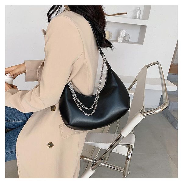 

bag women 2020 new trendy wild western style chain shoulder bag retro niche design underarm